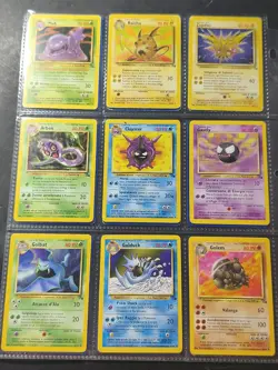 Pokemon Fossil COMPLETE Master Set 62/62 WOTC ITA Gengar Dragonite Holo - Image 4