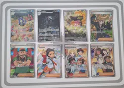 TCG Pokemon FULL ART BUNDLE (224-231/091) Paldean Fates (All NM) - Image 1