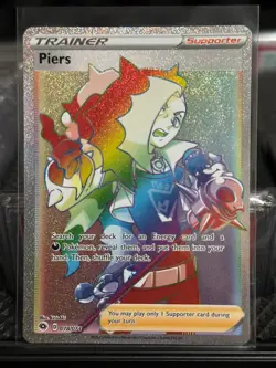 Pokemon TCG Champion's Path Piers Secret Rare 078/073 Near Mint - Image 1