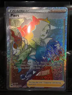 Pokemon TCG Champion's Path Piers Secret Rare 078/073 Near Mint - Image 2