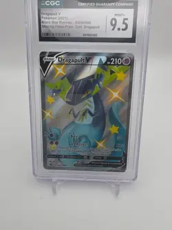 Pokemon Black Star Promo Dragapult V # SWSH096 CGC 9.5 - Image 1