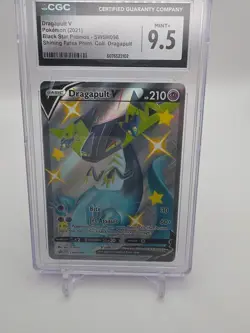 Pokemon Black Star Promo Dragapult V # SWSH096 CGC 9.5 - Image 2