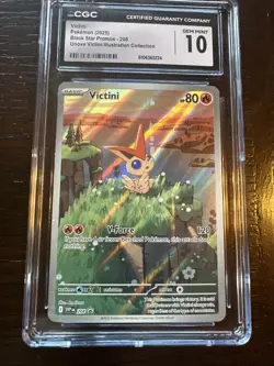 Victini #208 Black Star Promo 2025 Pokemon SVP CGC Gem Mint 10 - Image 3