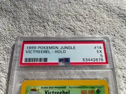 1999 Pokemon Jungle Victreebel Holo #14 PSA Ex 5 - Image 2