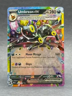 Pokemon - 060/131 Umbreon ex SV Prismatic Evolutions Double Rare Holo NM TCG - Image 1