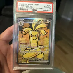Pokemon Gholdengo ex 252/182 Special Illustration Rare PSA 10 - Image 1