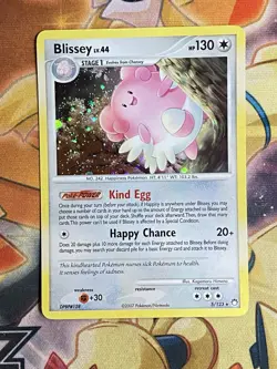 Blissey 5/123 Holo Rare Mysterious Treasures 2007 Pokemon TCG NM Holo Bleed - Image 1