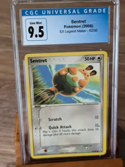 2006 Pokemon Ex Legend Maker Sentret #62 CGC Gem Mint 9.5/10 - Image 1