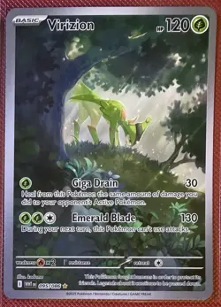 Virizion 095/086 SV White Flare Illustration Rare NM - Image 1