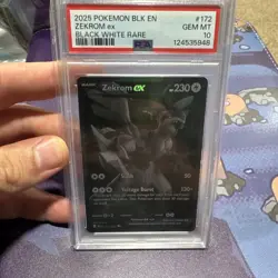 ZEKROM EX PSA 10 POKEMON BLACK BOLT BWR BLACK WHITE RARE - Image 1