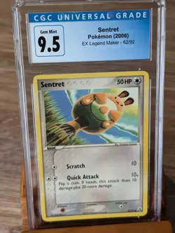 2006 Pokemon Ex Legend Maker Sentret #62 CGC Gem Mint 9.5/10 - Image 1
