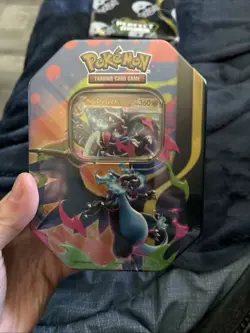 Pokemon TCG Mega Charizard X Ex Tin Factory Sealed Brand New - Image 1