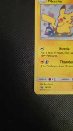 Pikachu SM162 Sun & Moon Black Star Promo Holo Pokemon Card NM! OBO! - Image 5