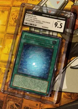2005 Yugioh Bubble Shuffle 1st Edition CRV-EN046 Ultimate Rare PSA CGC 9.5 - Image 1