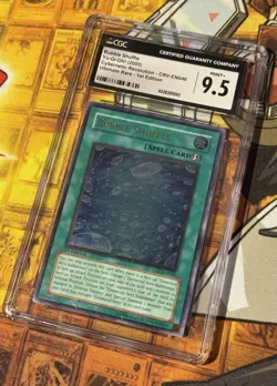 2005 Yugioh Bubble Shuffle 1st Edition CRV-EN046 Ultimate Rare PSA CGC 9.5 - Image 2