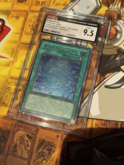 2005 Yugioh Bubble Shuffle 1st Edition CRV-EN046 Ultimate Rare PSA CGC 9.5 - Image 3