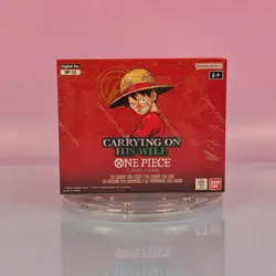 CARRYING ON HIS WILL BANDAI ONE PIECE 2025 OP13 DISPLAY ENGLISH OVP SEALED 1 - Image 1