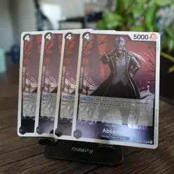 ONE PIECE TCG: Absalom OP06-081 x4 Rare | Wings of the Captain🔥 - Image 1