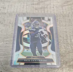 2025 Panini Prizm, Optic, Select Rookie Nick Emmanwori Prizm Card Lot - Image 4
