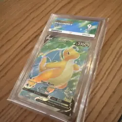 Pokemon TCG - Pokemon GO - Dragonite V 076/078 FULL ART Ace Grading MINT 9 - Image 3