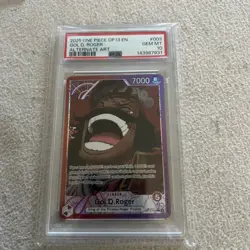 2025 ONE PIECE OP13-CARRYING ON HIS WILL ALTERNATE ART #003 GOL D. ROGER PSA 10 - Image 1