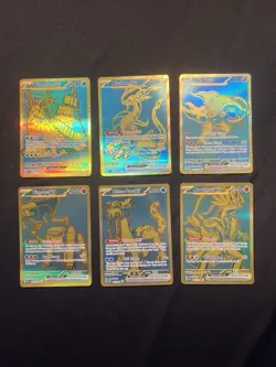 Gold Pokemon Card Collection Vintage Holos Bangers Full Art NM - Image 2