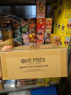 ONE PIECE CARD GAME JAPANESE 3rd ANNIVERSARY SET ENGLISH VERSIONE ENG SIGILLATO - Image 1
