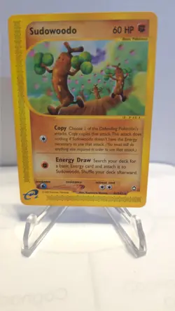 Sudowoodo 36/147 Rare Non Holo LP Pokemon Card TCG Vintage Aquapolis - Image 1