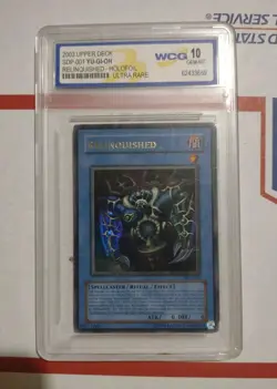 Yu-Gi-Oh Card WCG 10 GEM Relinquished Pegasus SDP-001 1st Ed Ultra Rare Holofoil - Image 2