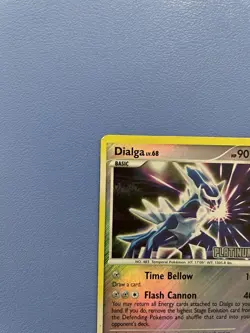 Dialga 10/106 Platinum Stamped Reverse Holo Rare Pokemon Card Moderately Played - Image 2