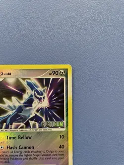 Dialga 10/106 Platinum Stamped Reverse Holo Rare Pokemon Card Moderately Played - Image 3