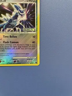 Dialga 10/106 Platinum Stamped Reverse Holo Rare Pokemon Card Moderately Played - Image 4