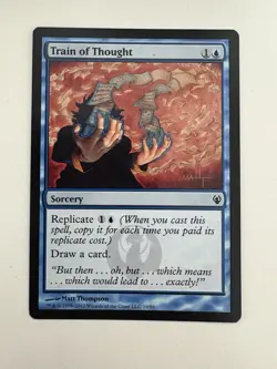 Train of Thought MTG Magic the Gathering Card NM Near Mint Duel Decks - Image 1