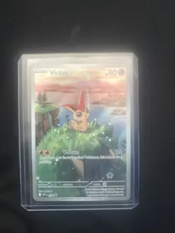 Pokemon TCG Victini Full Art Holo Black Star Promo Card 208 - Image 1