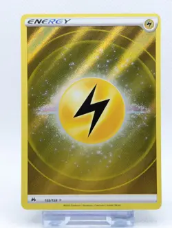 Pokemon TCG Crown Zenith - Lightning Energy 155/159 - Ultra Rare Card - Image 1