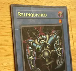 Yugioh Card Relinquished SDP-001 1st Edition Ultra Rare MP - Read Below (Y046) - Image 4