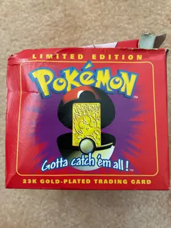 Pokemon Jigglypuff Limited Edition23k gold-plated trading card - Image 1