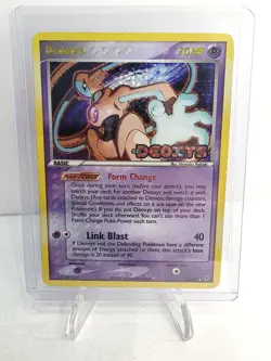 2005 Pokemon TCG Deoxys EX 16/107 Deoxys Reverse Holo Rare Basic Card - Image 1