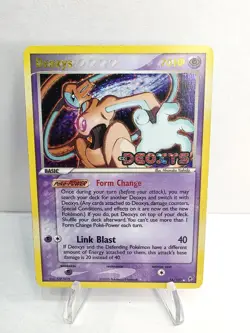2005 Pokemon TCG Deoxys EX 16/107 Deoxys Reverse Holo Rare Basic Card - Image 2