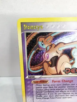 2005 Pokemon TCG Deoxys EX 16/107 Deoxys Reverse Holo Rare Basic Card - Image 3