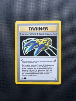 Pokemon Card Neo Destiny 1st Edition Counterattack Claws 97/105 WOTC - Image 1