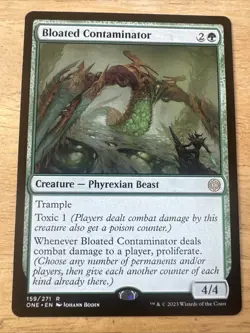 MTG Bloated Contaminator NM Phyrexia: All Will Be One Magic Gathering card - Image 1