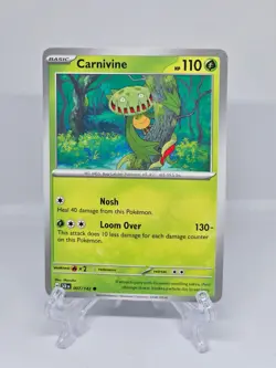 007/142 CARNIVINE | COMMON | STELLAR CROWN POKEMON CARD - Image 1