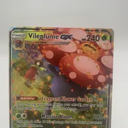 Vileplume GX 4/236 Pokemon Sun & Moon Cosmic Eclipse Holo Card NM - Image 2