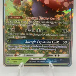 Vileplume GX 4/236 Pokemon Sun & Moon Cosmic Eclipse Holo Card NM - Image 3