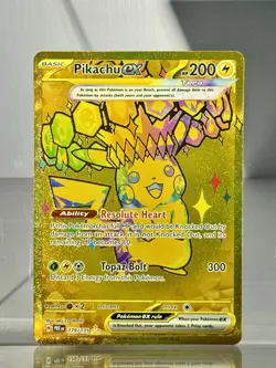 Pokemon TCG Pikachu EX Hyper Rare Card 179/131 Prismatic Evolutions - Image 1