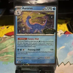 Aurorus 024/088 Perfect Order Promo Holo Pokemon Card Sealed Stamped - NM - Image 1