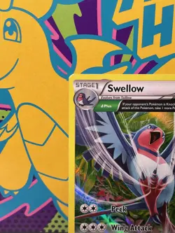 Swellow 72/108 - Pokemon TCG 2015 Roaring Skies - Holo Rare Card - Image 2
