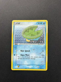 Pokemon Card EX Deoxys Reverse Holo Lotad 63/107 Stamped - Image 1
