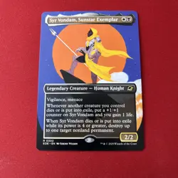 Syr Vondam, Sunstar Exemplar (Borderless) Edge of Eternities Regular - Image 1